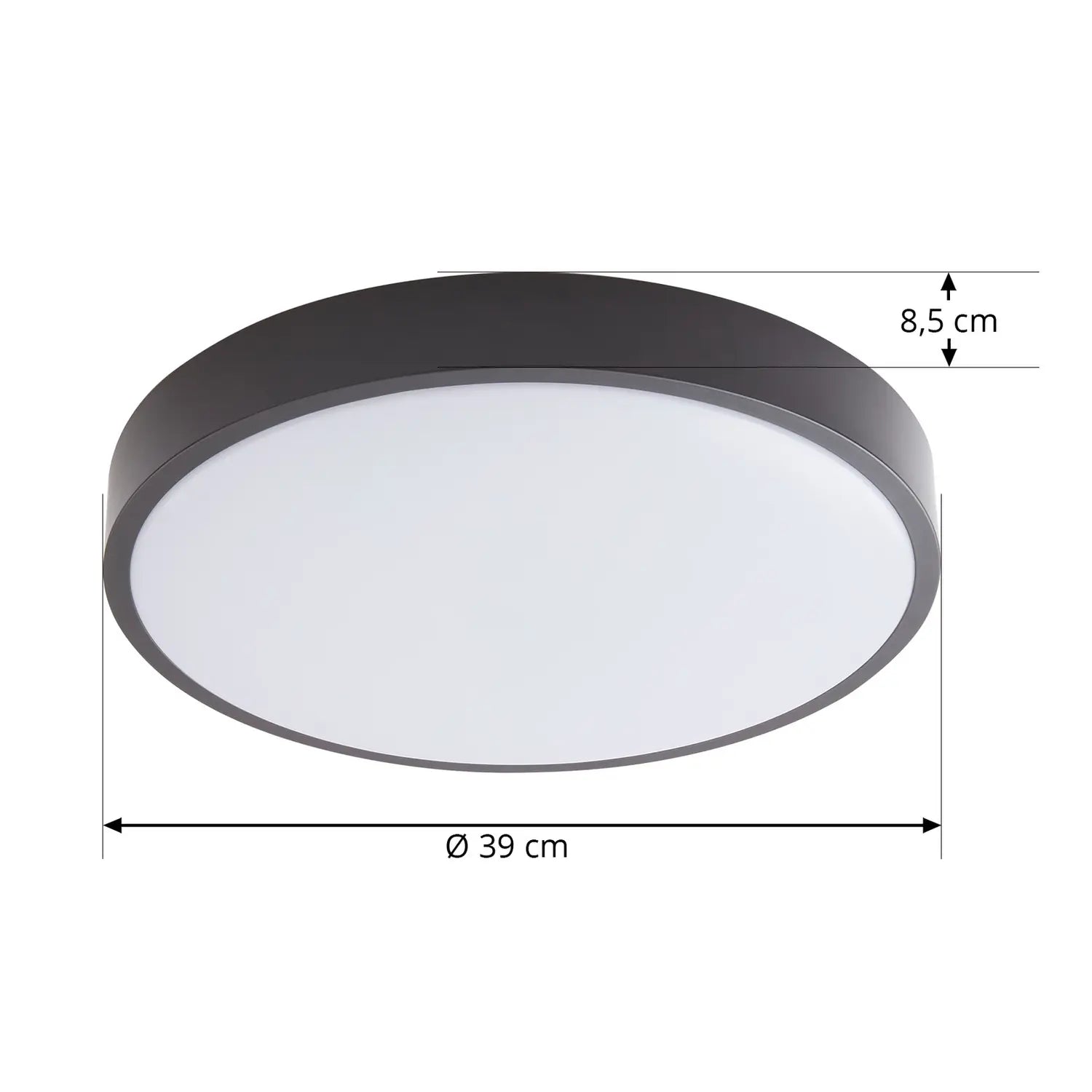 B-Ware Lindby Deckenleuchte Lampe Led Smart Schwarz Tuya App Steuerung Rgb Cct 38 Cm - 4251911766882