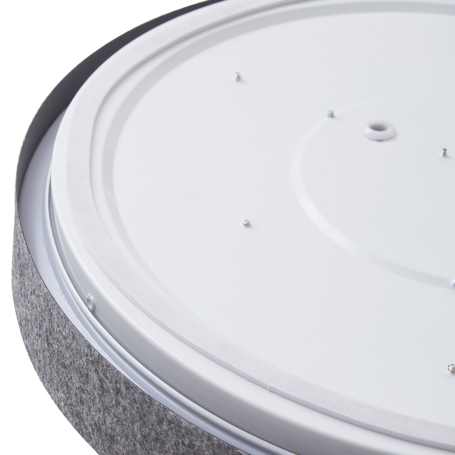 B-Ware Lindby Smart Led Deckenlampe Leuchte Elmor ø 39 Cm Grau Rgb Cct