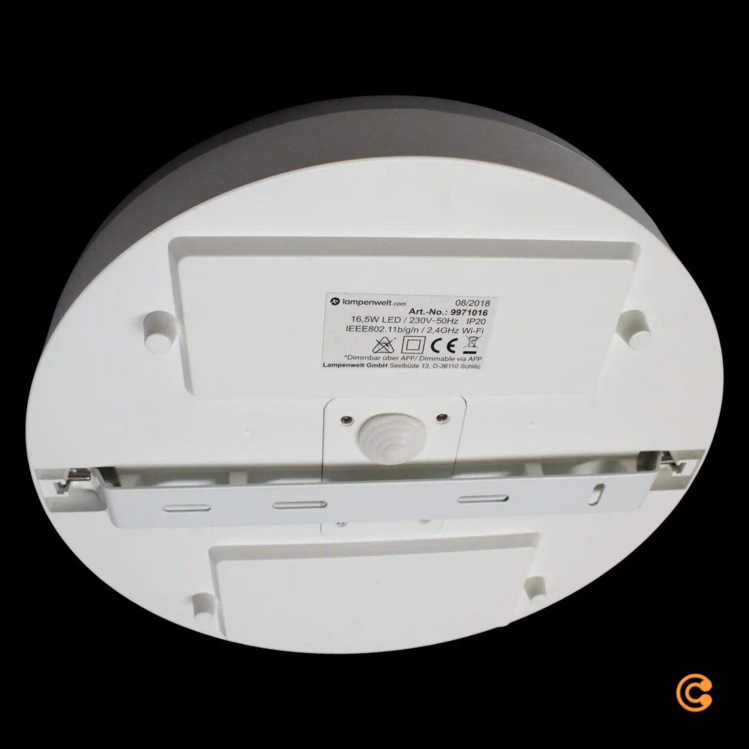 B-Ware Lindby Deckenleuchte Deckenlampe Led Smart Chester Rund Weiß Wohnzimmerlampe - 4251096547825