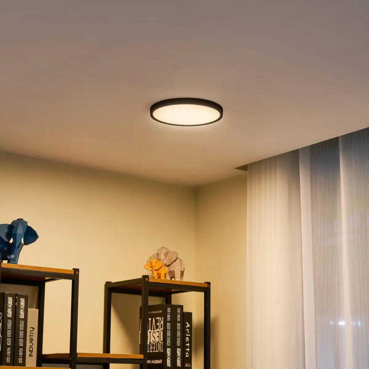 B-Ware Lindby Deckenleuchte Lampe Led Smart Home Wohnzimmerleuchte Dimmbar Schwarz - 4251911766677