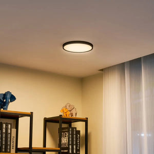 B-Ware Lindby Deckenleuchte Lampe Led Smart Home Wohnzimmerleuchte Dimmbar Schwarz
