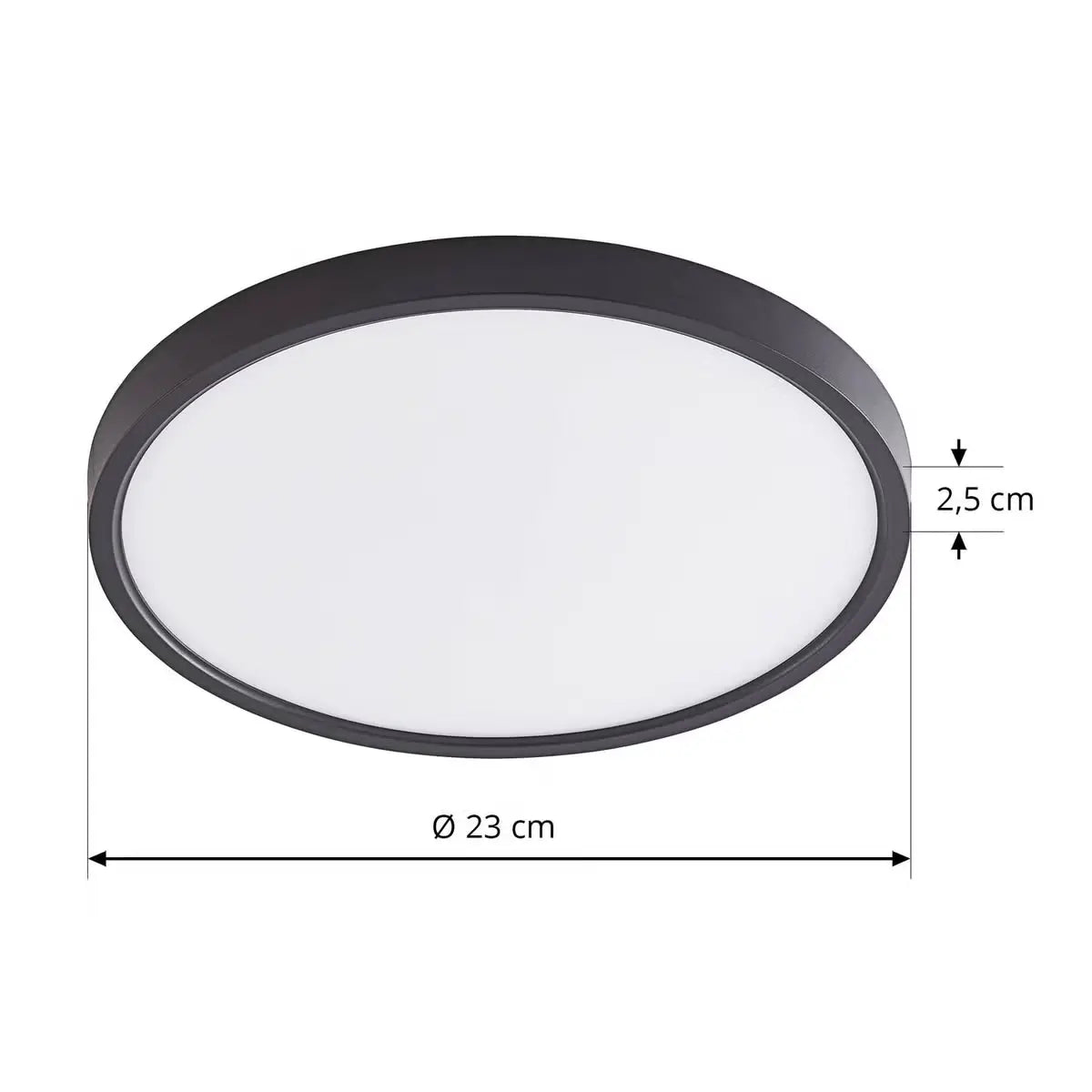 B-Ware Lindby Deckenleuchte Lampe Led Smart Home Wohnzimmerleuchte Dimmbar Schwarz - 4251911766677