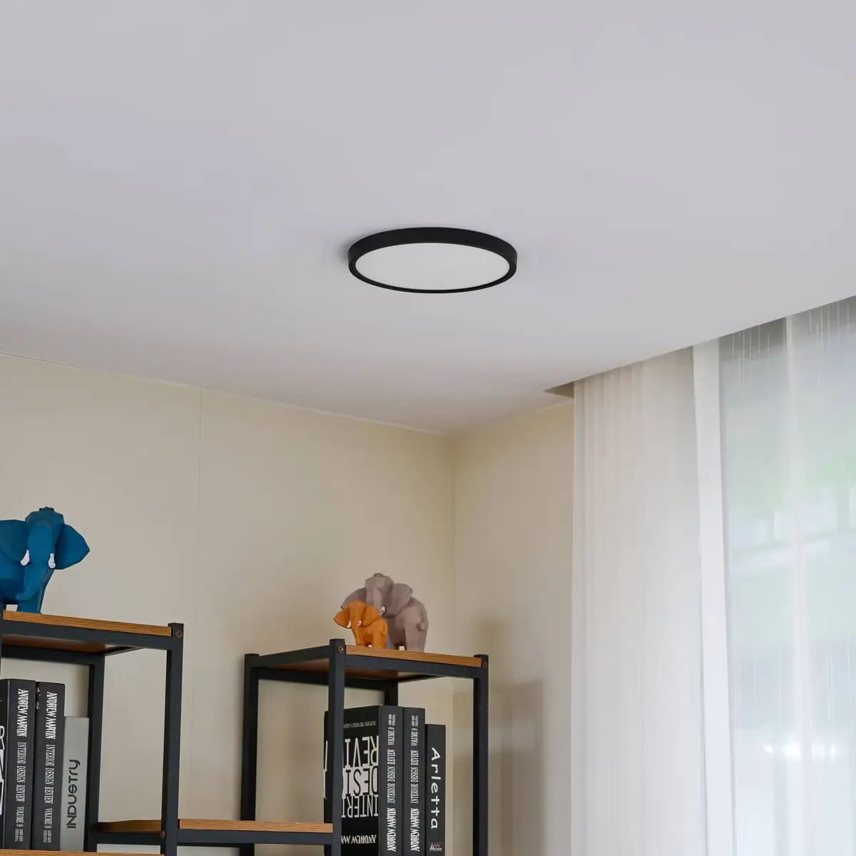 B-Ware Lindby Deckenleuchte Lampe Led Smart Home Wohnzimmerleuchte Dimmbar Schwarz - 4251911766677