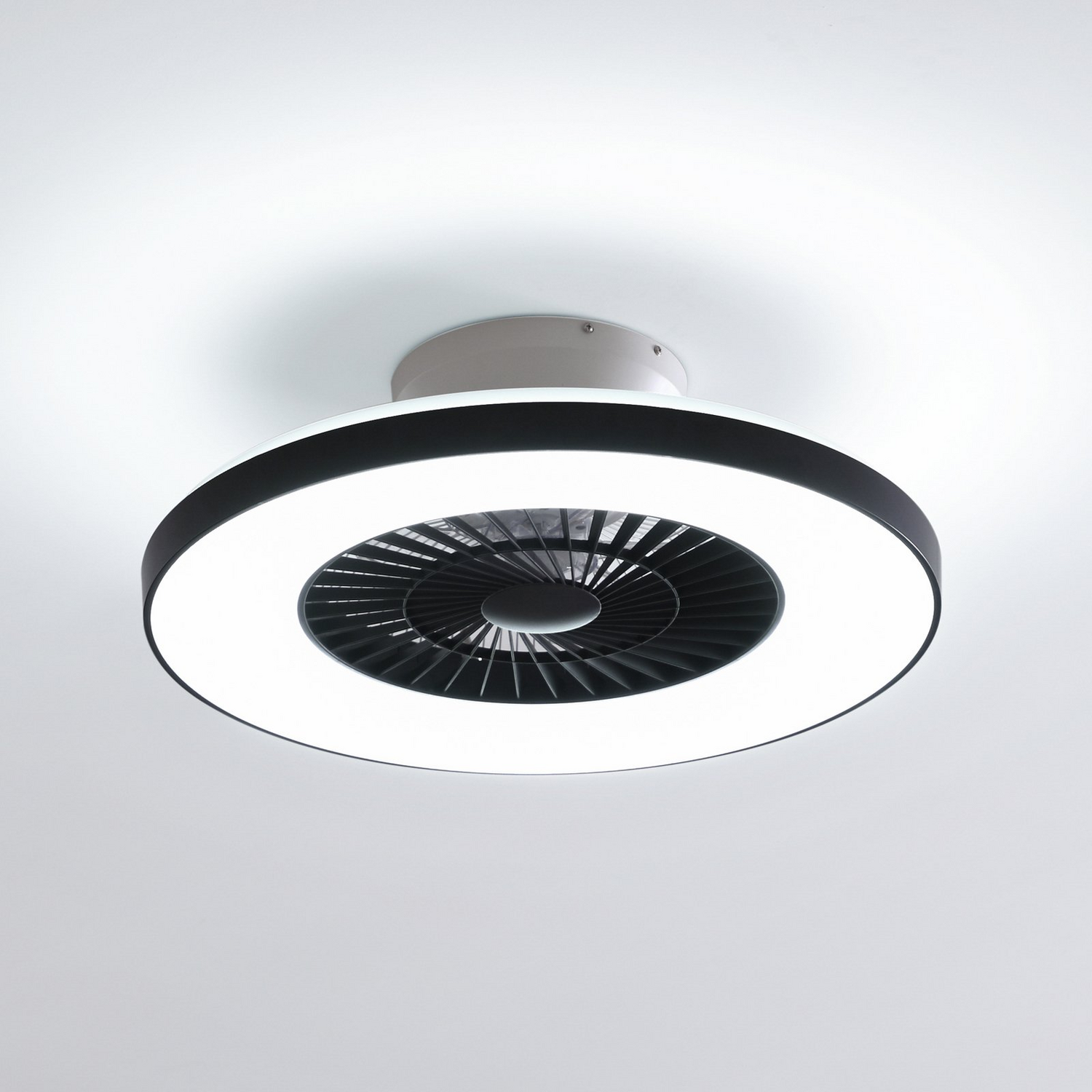 B-Ware Lindby Smart Led Deckenventilator Ventilator Paavo Schwarz Leise Tuya636 - 4251911780239
