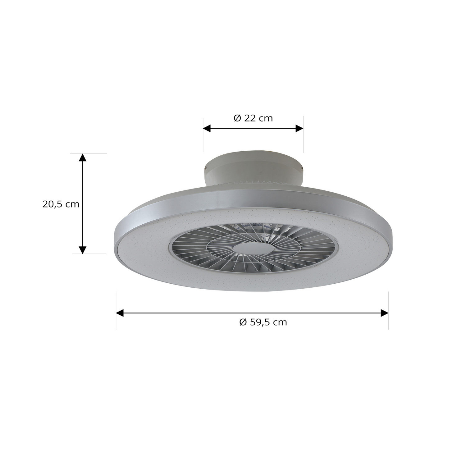 B-Ware Lindby Smart Paavo Led Deckenventilator Ventilator Lüfter Deckenlampe Siehe Text - 4251911780246