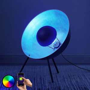B-Ware Lindby Smart Led Tischlampe Muriel 60 Cm Silber Tischlampe Dekoleuchte Lampe