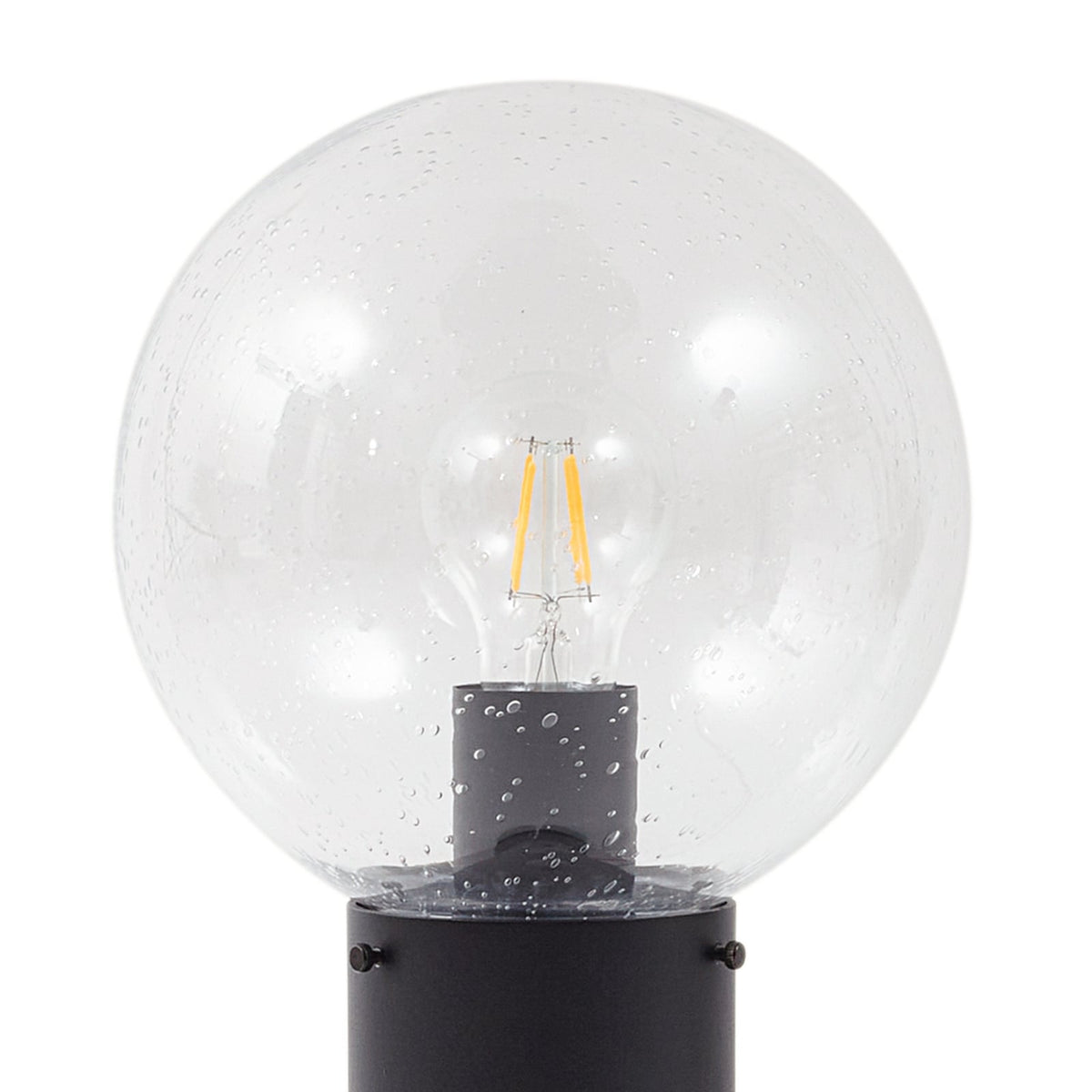 Sockelleuchte Außenleuchte Lindby Lampe Dangan Glas Aluminium schwarz Sensor - 4251911798906