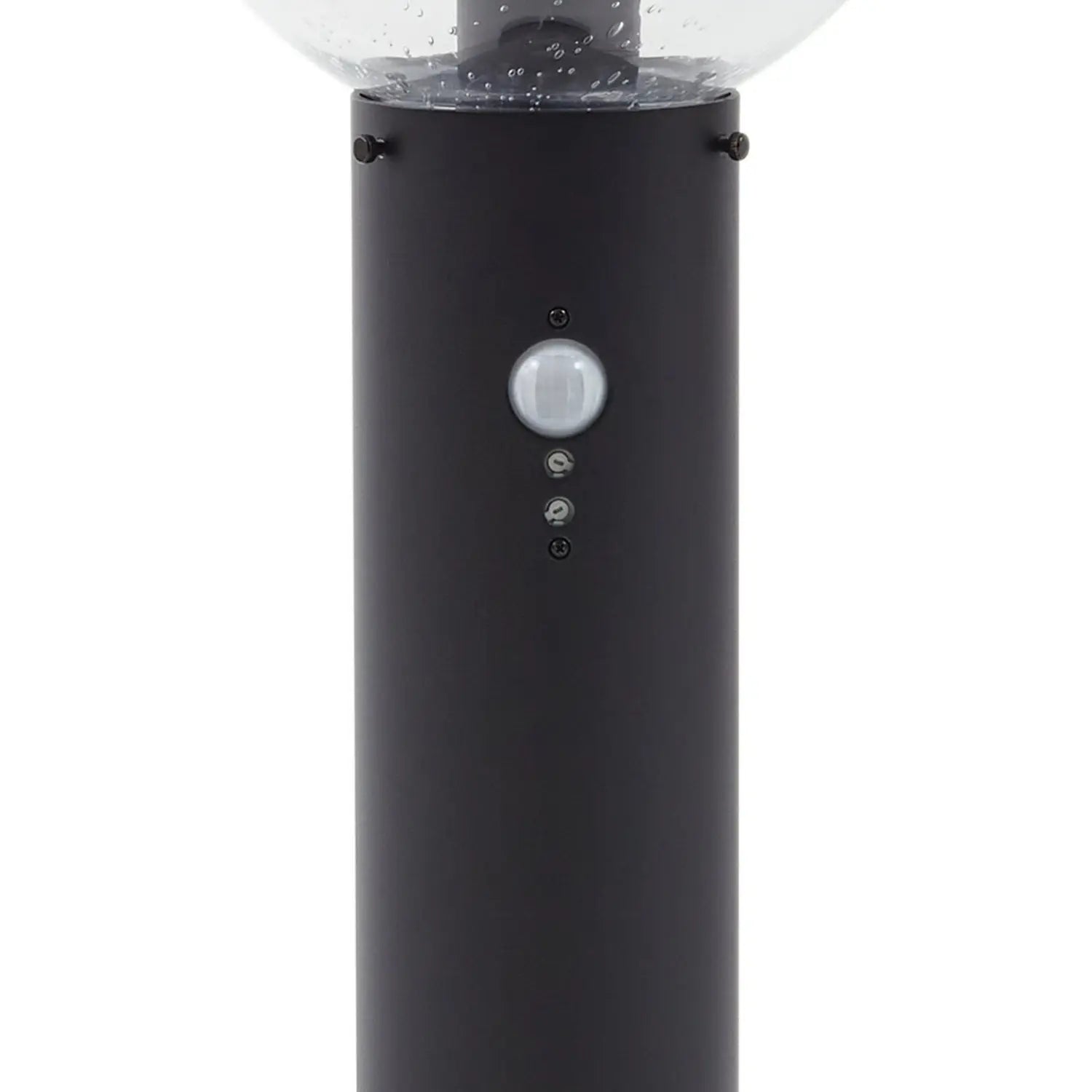 B-Ware Sockelleuchte Außenleuchte Lindby Lampe Dangan Glas Aluminium Schwarz Sensor10 - 4251911798906
