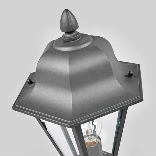 Lindby Sockelleuchte Edana Lampe Gartenlampe Gartenleuchte Wegeleuchte Grafit B-Ware