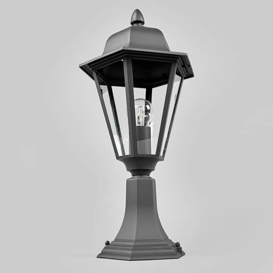 Lindby Sockelleuchte Edana Lampe Gartenlampe Gartenleuchte Wegeleuchte Grafit B-Ware