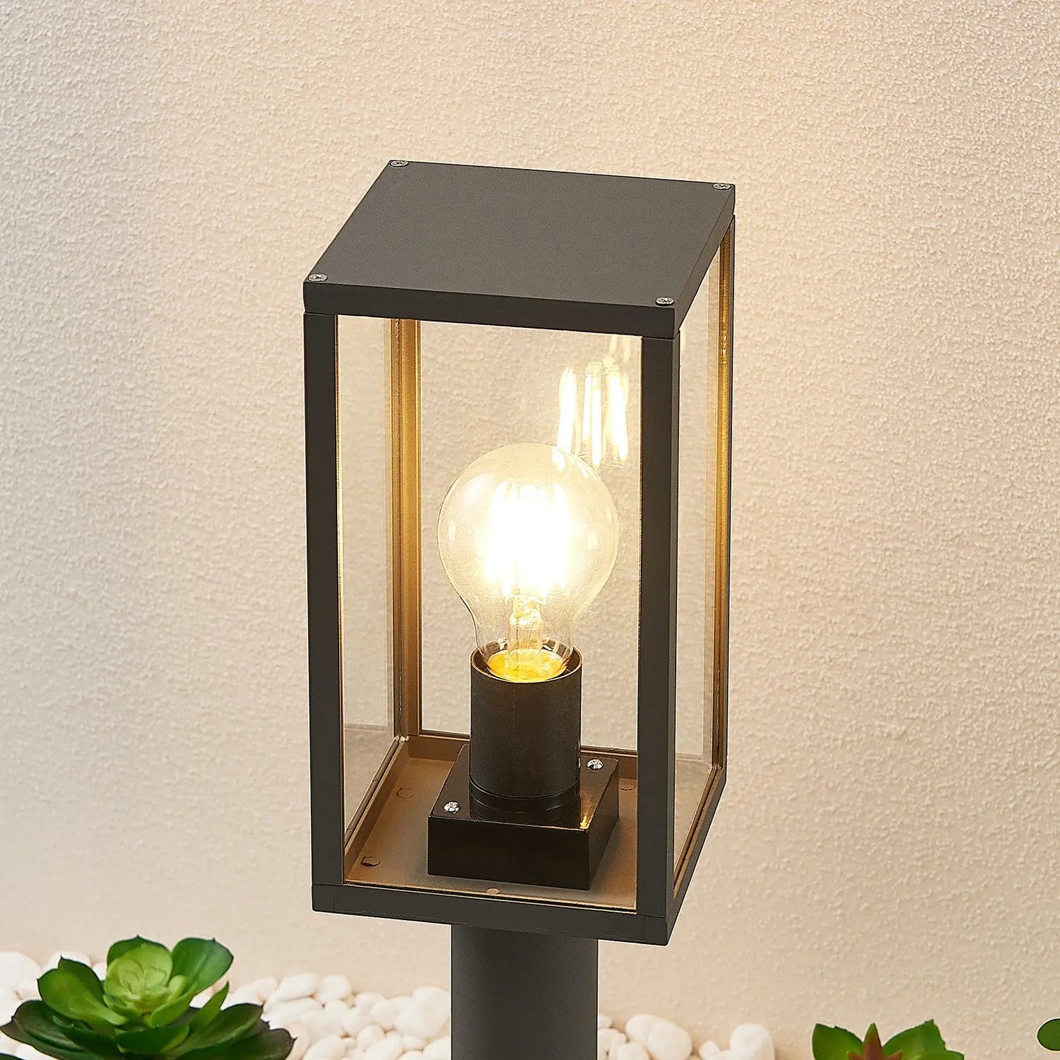 B-Ware Lindby Filimon Sockelleuchte Sockellampe Gartenlampe Wegeleuchte Außenleuchte    - 4251096575880
