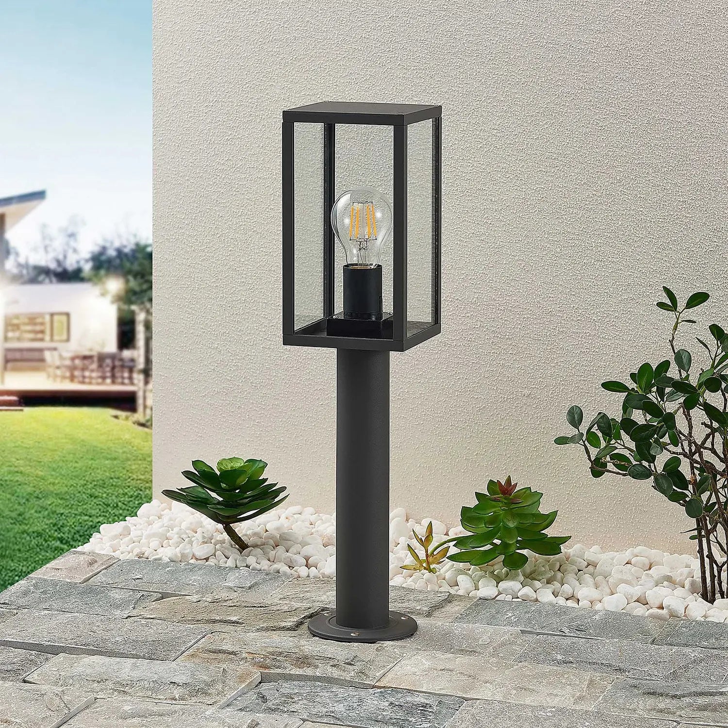 B-Ware Lindby Filimon Sockelleuchte Sockellampe Gartenlampe Wegeleuchte Außenleuchte    - 4251096575880