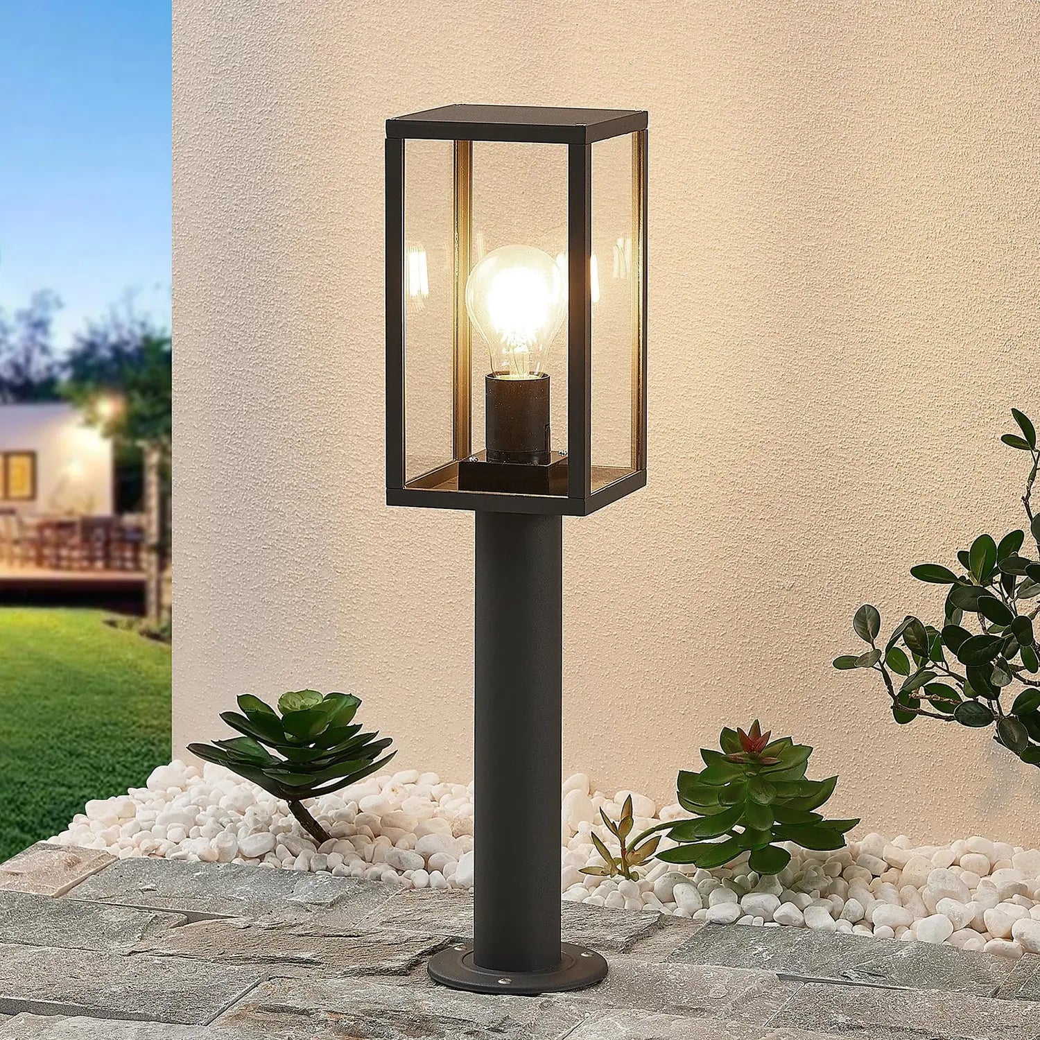 B-Ware Lindby Filimon Sockelleuchte Sockellampe Gartenlampe Wegeleuchte Außenleuchte    - 4251096575880