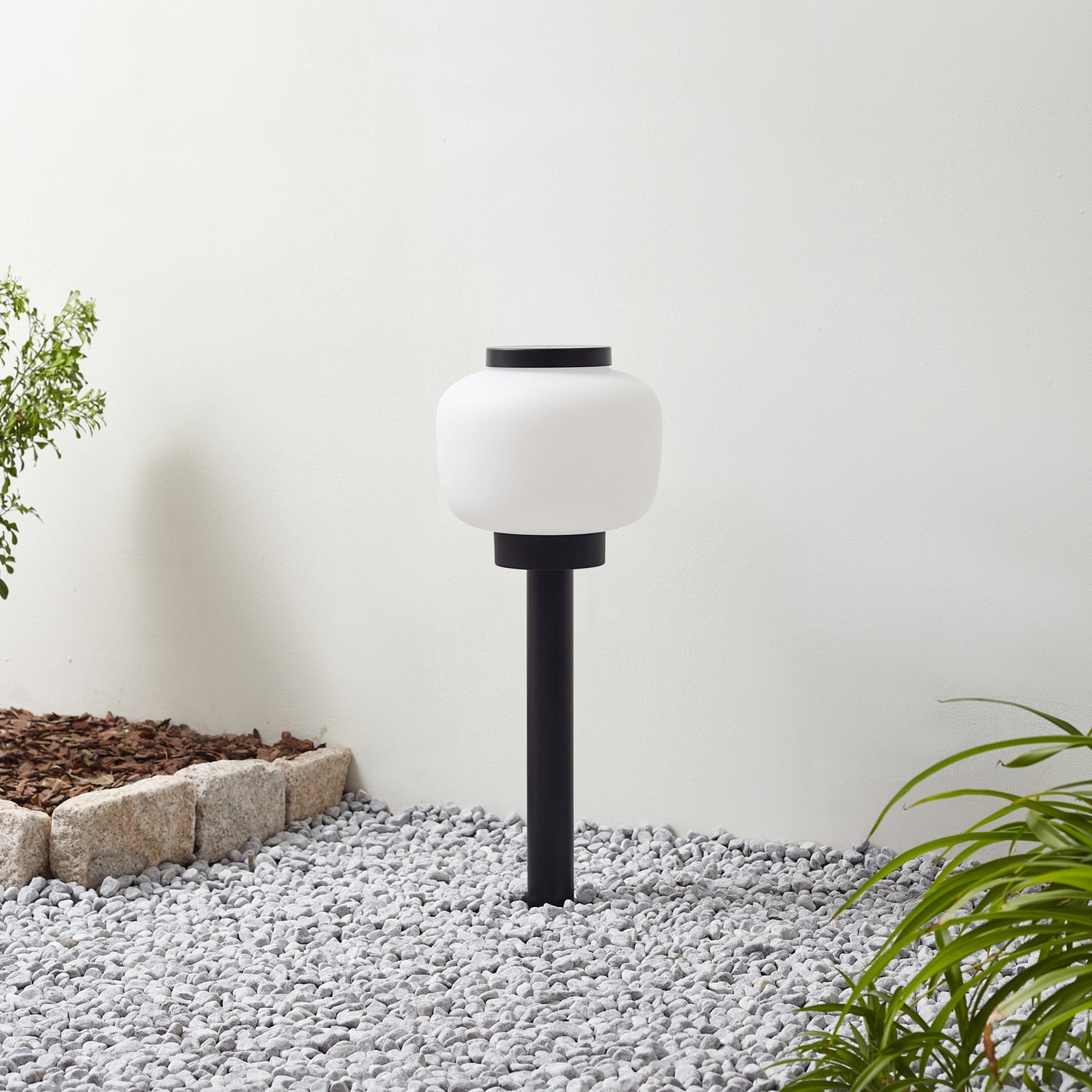 B-Ware Lindby Sockelleuchte Außenleuchte Gartenleuchte Orfeas Aluminium 2 Stück - 4251911786019