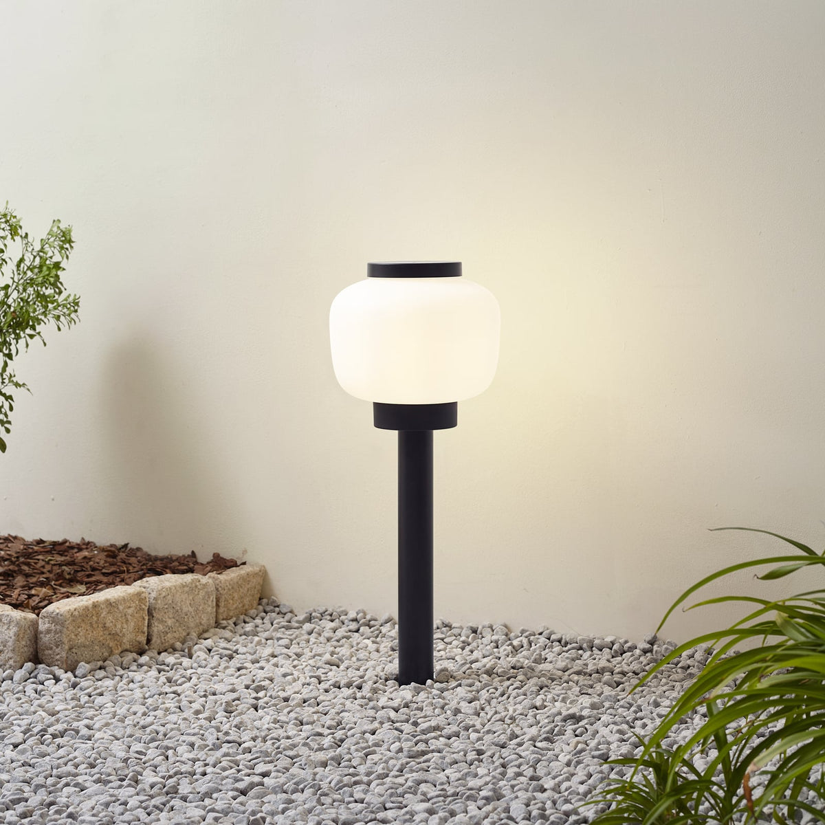Lindby Sockelleuchte Außenleuchte Gartenleuchte Orfeas Aluminium 2 STÜCK - 4251911786019