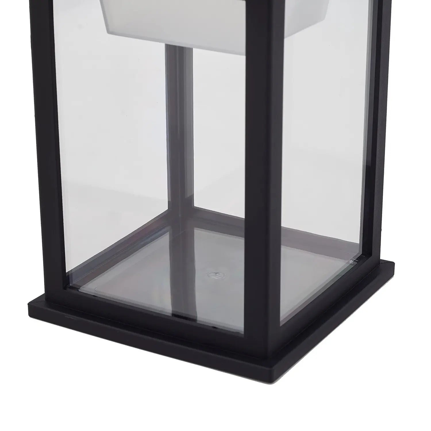 B-Ware Lindby Solar Wandleuchte Latarka Led Sensor Schwarz Kunststoff 27,5cm Außenlampe - 4251911785562