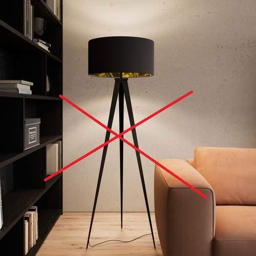 Lindby Benik Tripod Stehlampe Standleuchte Wohnzimmerlampe Siehe Text/Foto B-Ware