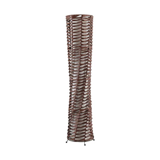 Lindby Dekorative Wohnraum-Stehlampe Joas Stehleuchte Standleuchte E27 in Braun - 4251096545043
