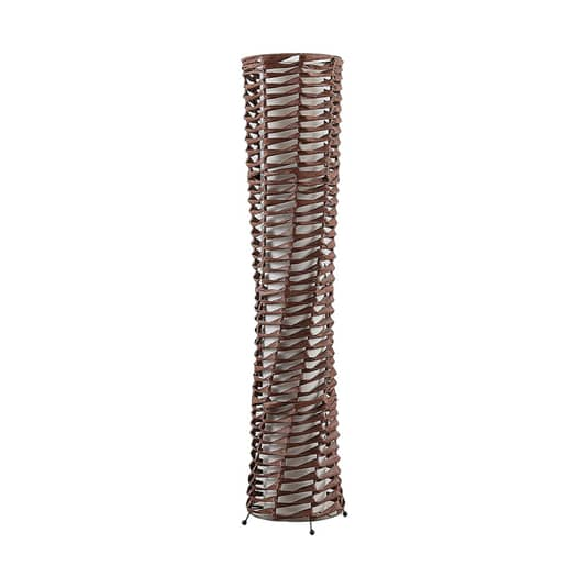 B-Ware Lindby Dekorative Wohnraum Stehlampe Joas Stehleuchte Standleuchte E27 In Braun - 4251096545043