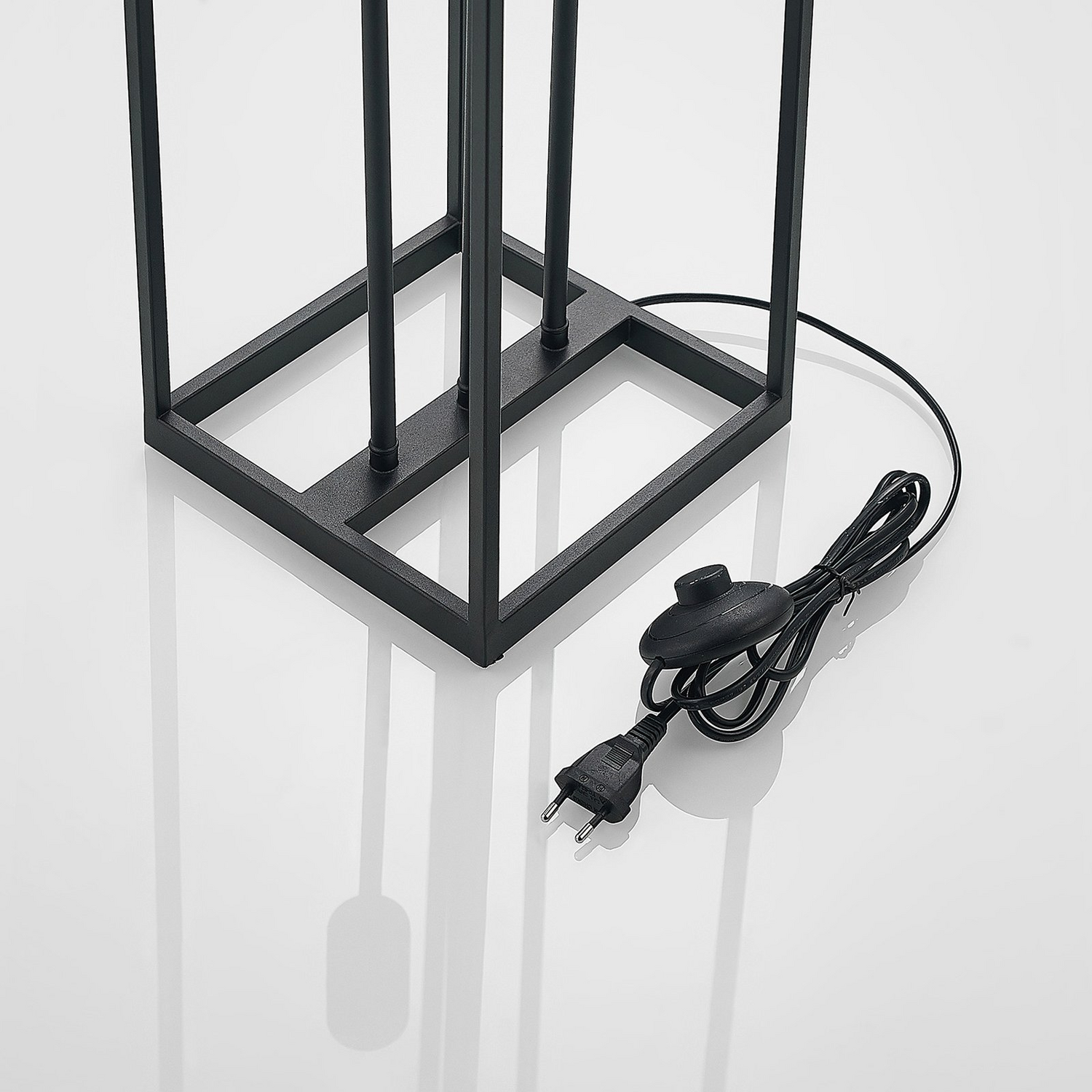 B-Ware Lindby Krisha Stehlampe Stehleuchte Standlampe Leuchte Schwarz Stahl 3 Flammig - 4251096598414