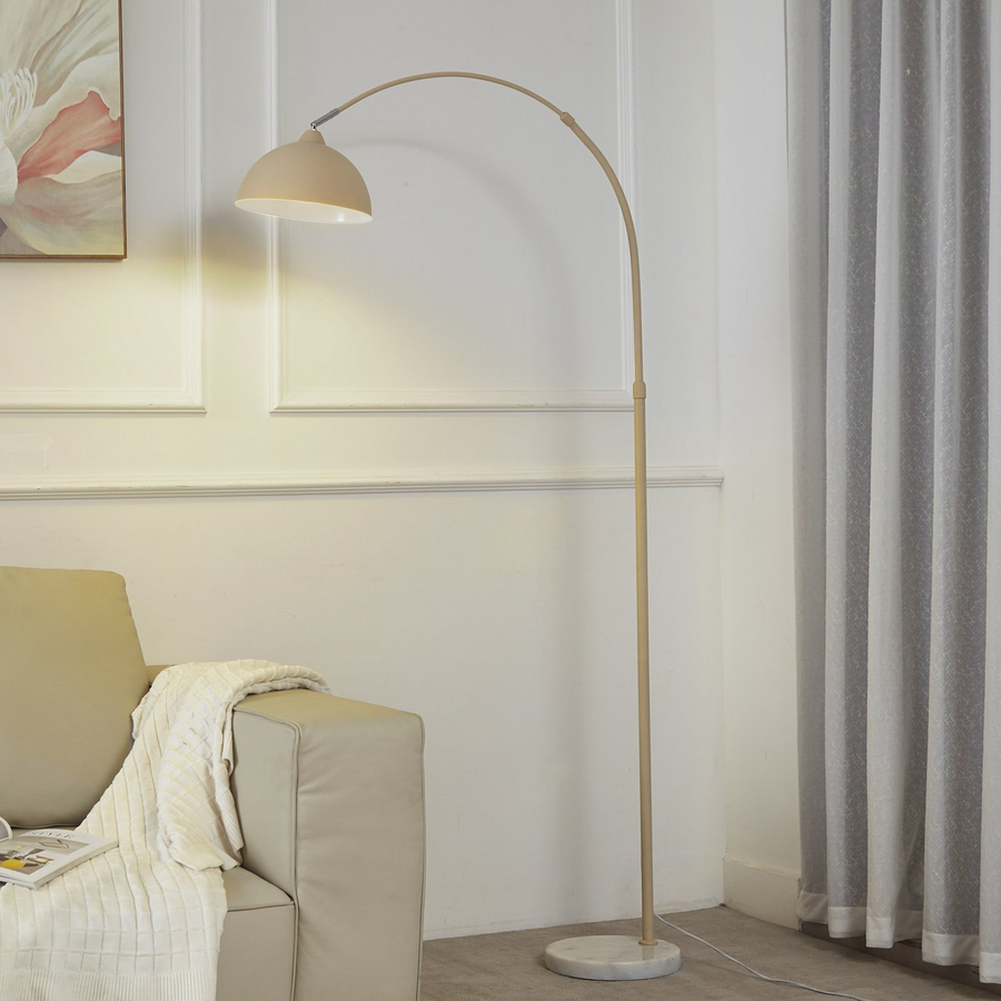 Lindby Stehlampe Tonka Beige Metall Marmor E27 Stehleuchte Lampe Siehe Text/Foto B-Ware - 4251911792751