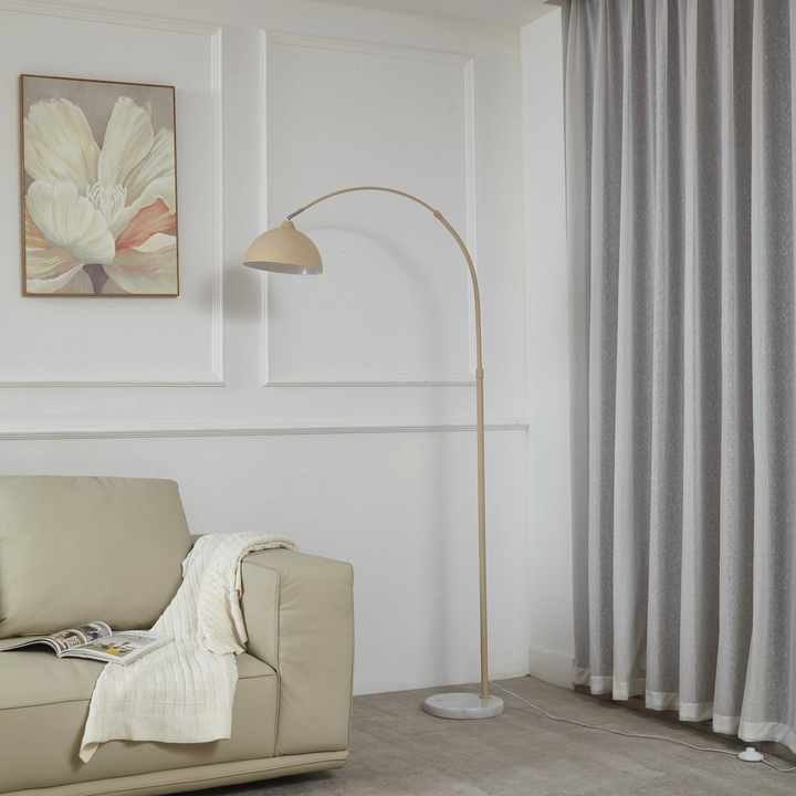 Lindby Stehlampe Tonka Beige Metall Marmor E27 Stehleuchte Lampe Siehe Text/Foto B-Ware - 4251911792751
