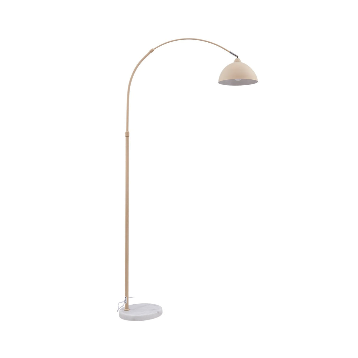 Lindby Stehlampe Tonka beige Metall Marmor E27 LED Stehleuchte Leuchte Lampe - 4251911792751