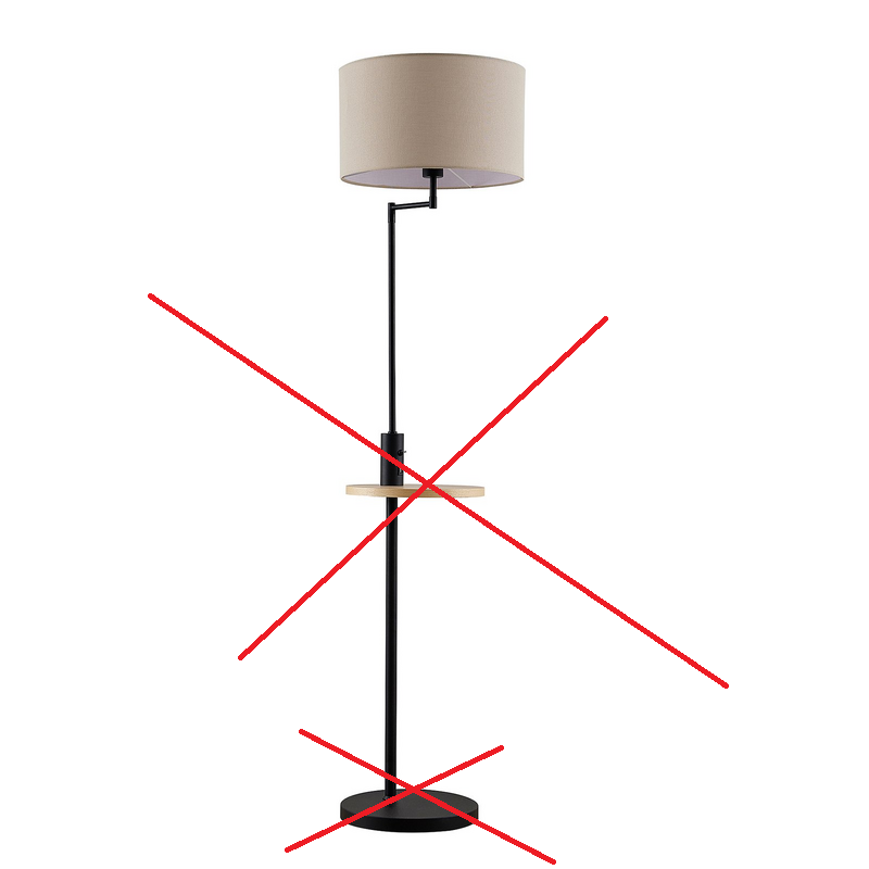 Lindby Zinia Stehlampe Wohnzimmerlampe M. Ablage & Usb E27 Siehe Text/Foto B-Ware - 4251911702422