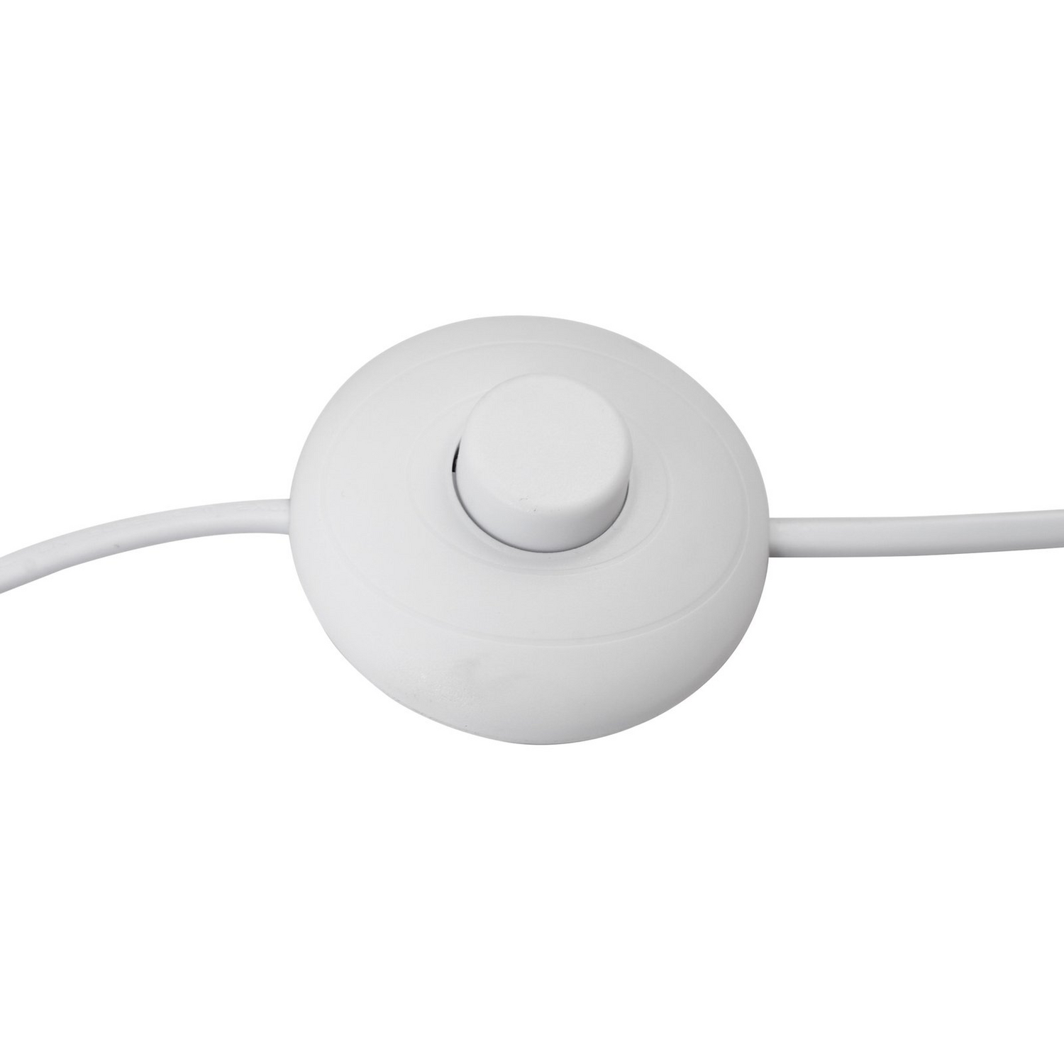 B-Ware Lindby Stehleuchte Adamio Stehlampe Standleuchte Leuchte Weiß Stoff ø 45,5 Cm