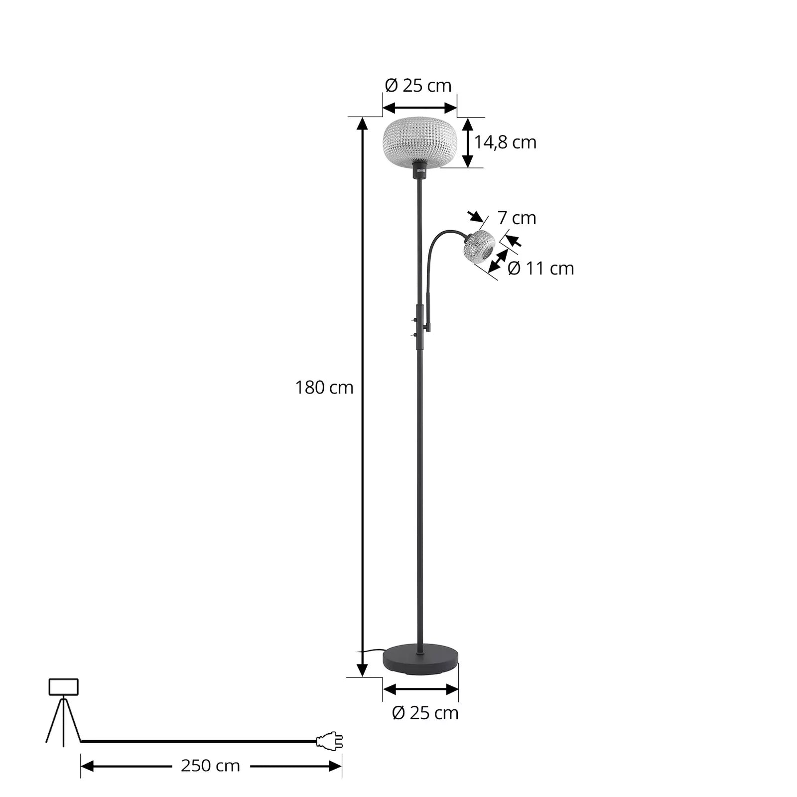 Lindby Aliette Stehleuchte Stehlampe Leuchte Lampe Standleuchte Standlampe Licht - 4251911793390