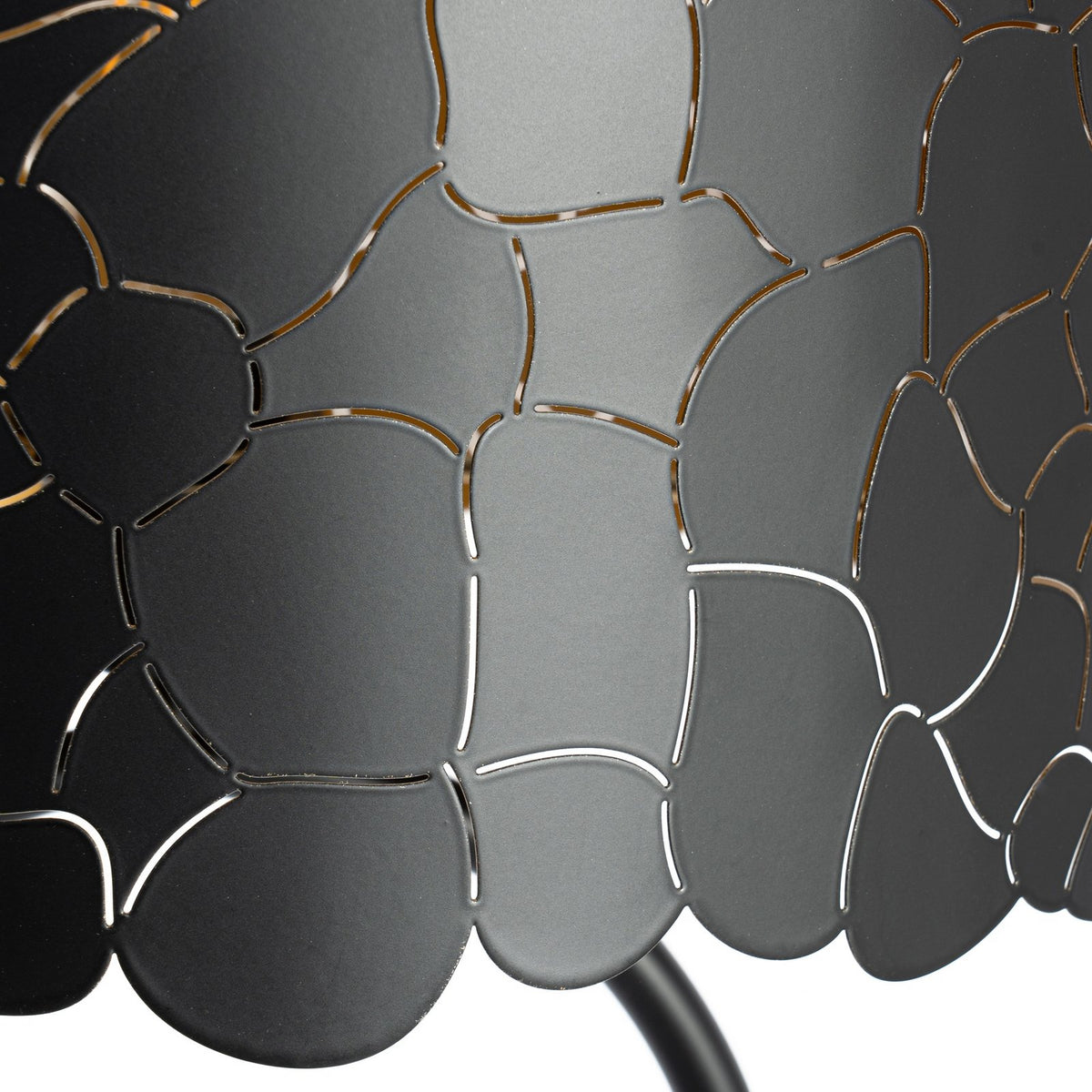 Lindby Stehleuchte Lampe Aralena schwarz gold Höhe 1435 cm - 4251911786354