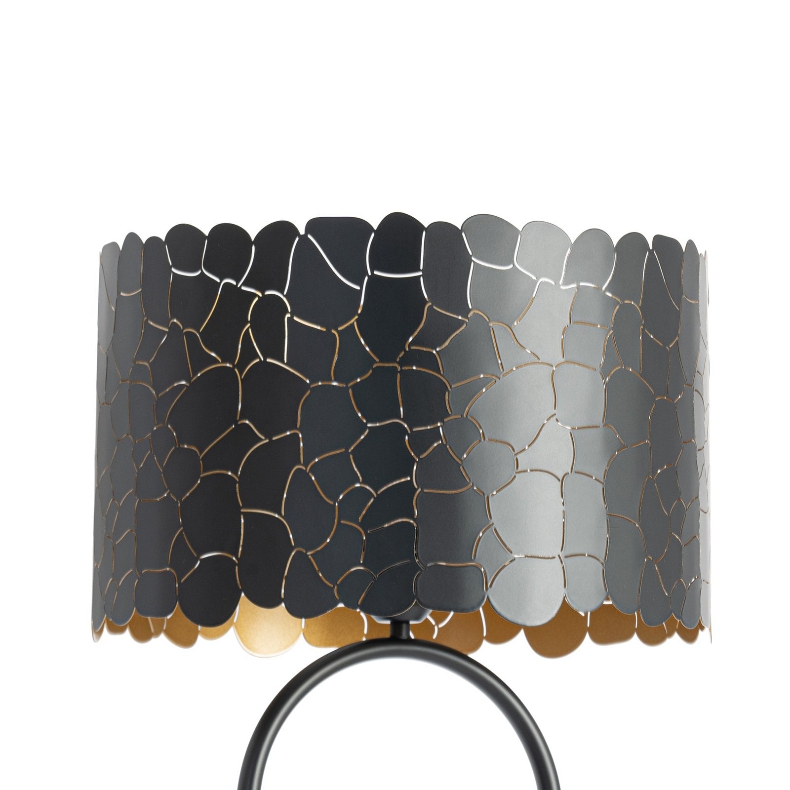 Lindby Stehleuchte Lampe Aralena schwarz gold Höhe 1435 cm - 4251911786354