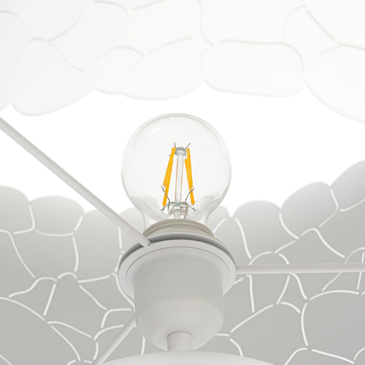 Lindby Stehleuchte Standlampe Aralena weiß Metall Höhe 1435 cm - 4251911786361