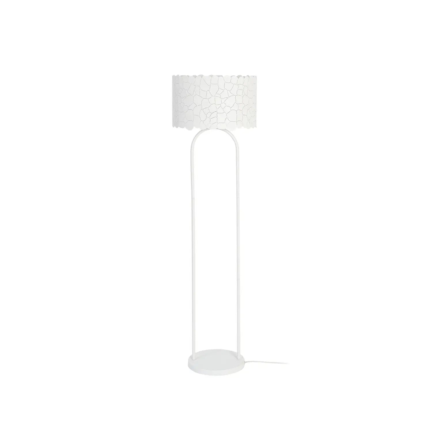 B-Ware Lindby Stehleuchte Standlampe Aralena Weiß Metall Höhe 1435 Cm626 - 4251911786361
