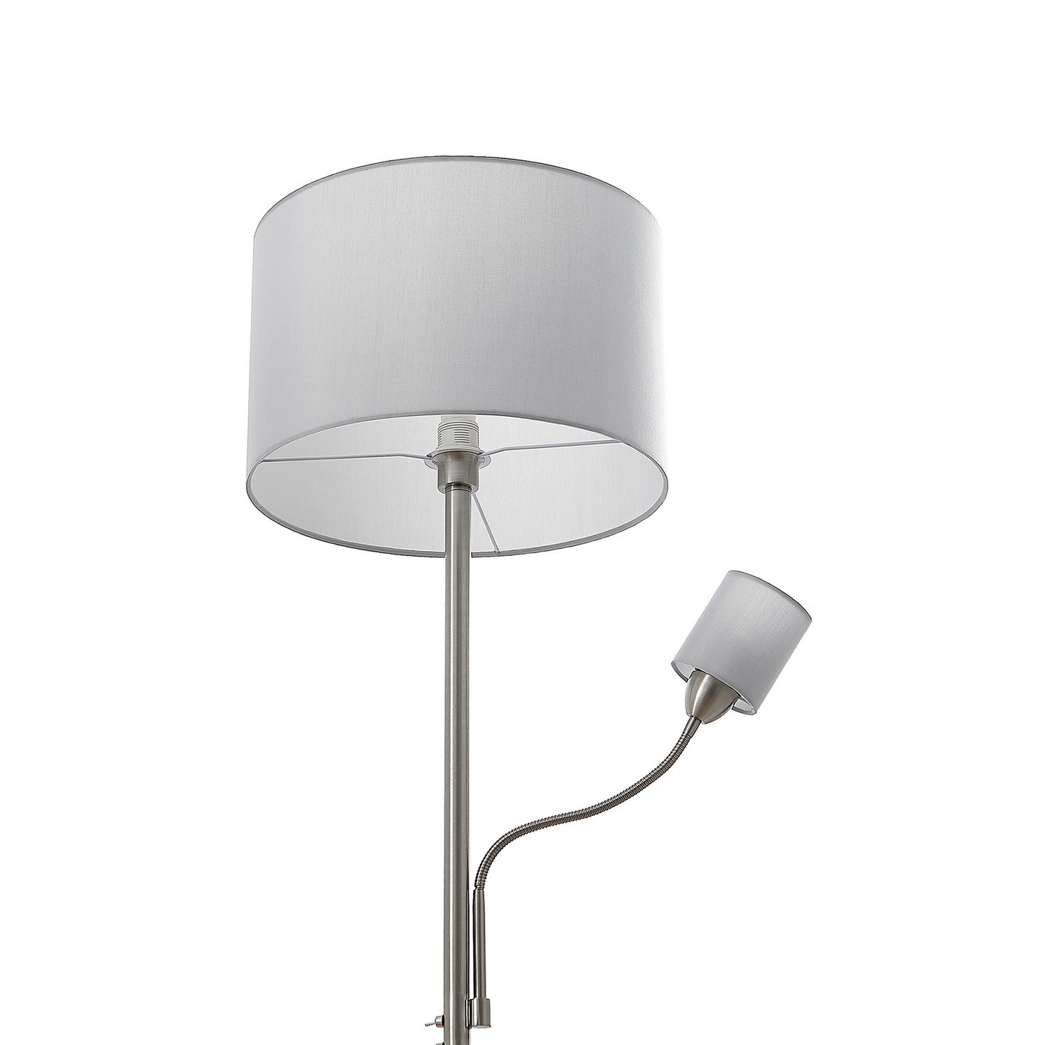 B-Ware Lindby Colima Stehleuchte Stehlampe Standleuchte Stoff Leselampe E27 2 Stück - 4251096589894