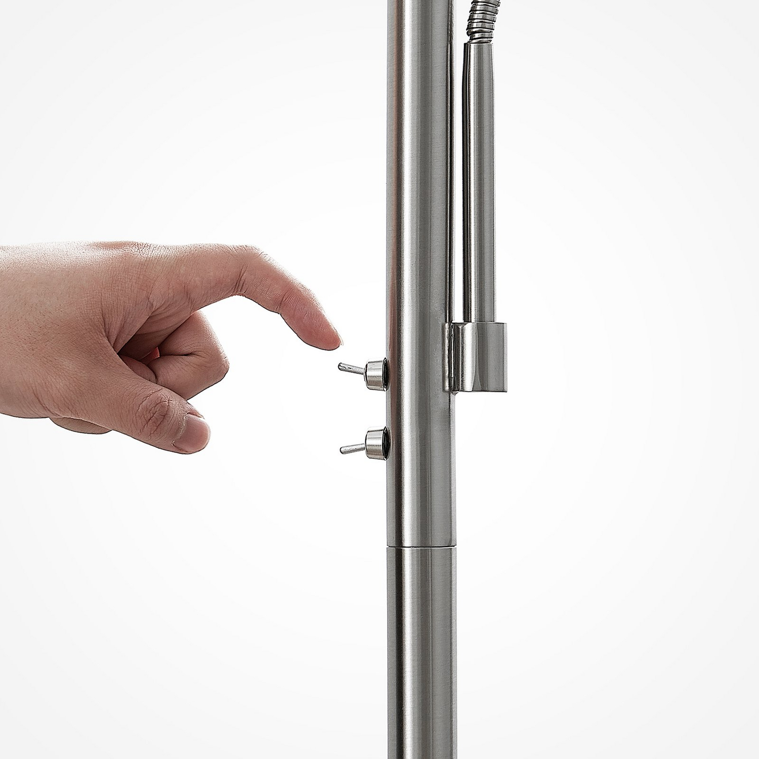 B-Ware Lindby Colima Stehleuchte Stehlampe Standleuchte Stoff Leselampe E27 2 Stück - 4251096589894