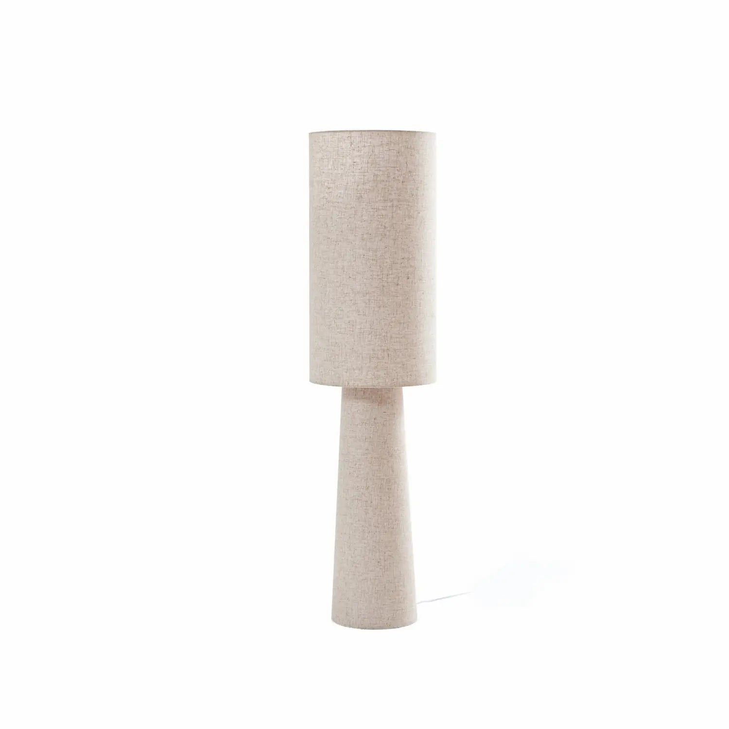 B-Ware Lindby Stehleuchte Standlampe Elfie Leuchte Leinen Beige Skandinavisches Design - 4255830906473