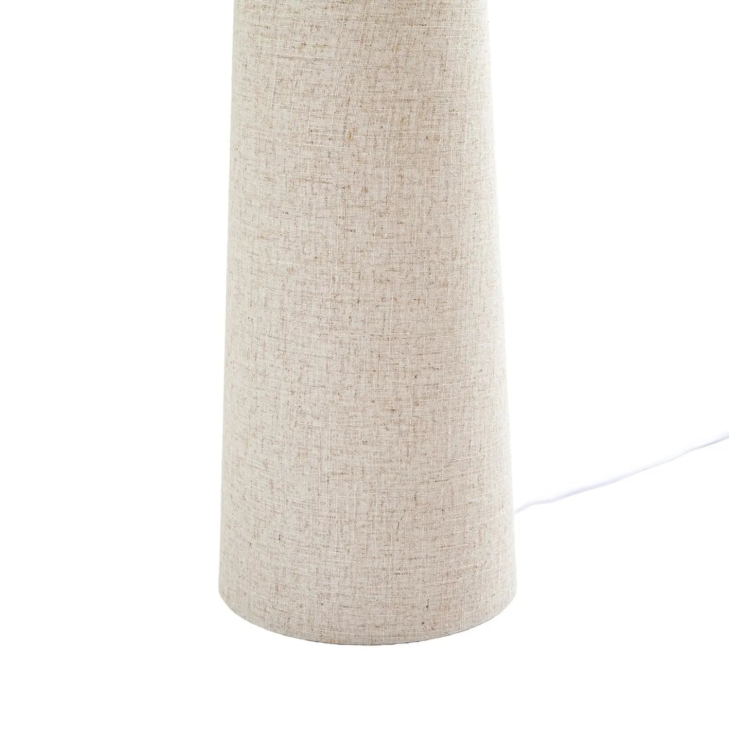 B-Ware Lindby Stehleuchte Standlampe Elfie Leuchte Leinen Beige Skandinavisches Design - 4255830906473