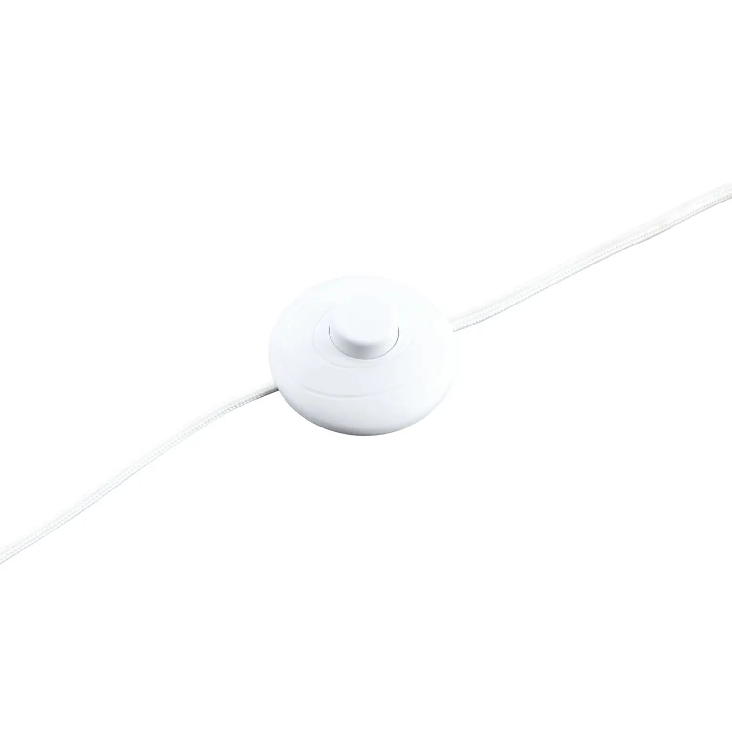 B-Ware Lindby Stehleuchte Stehlampe Eryndor Textil Weiß Wohnzimmer Fußschalter ø47cm - 4251911777796
