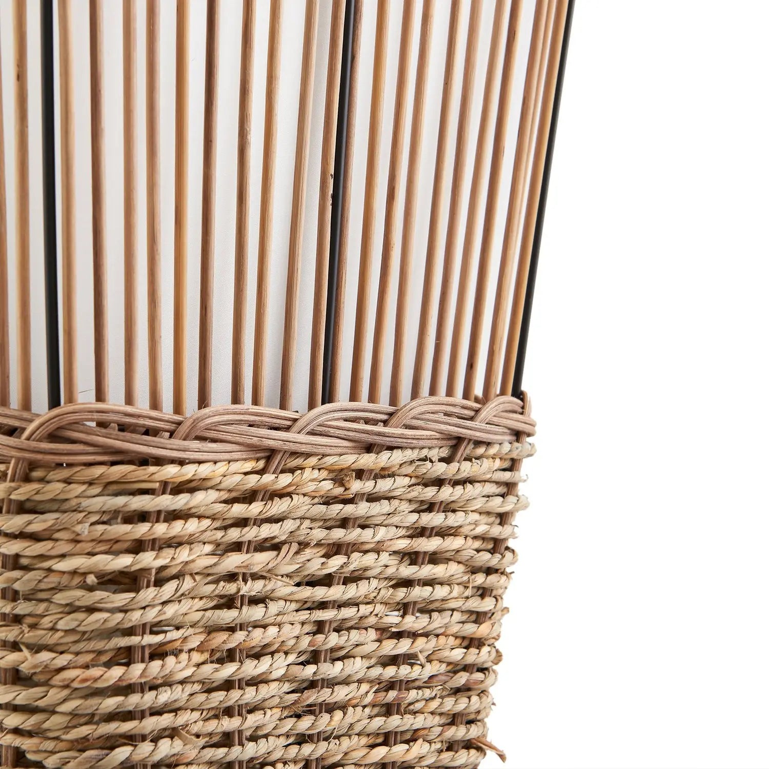 B-Ware Lindby Stehleuchte Standlampe Jacinto Bambus Hanf Höhe 130 Cm Naturfarbe - 4251911792928