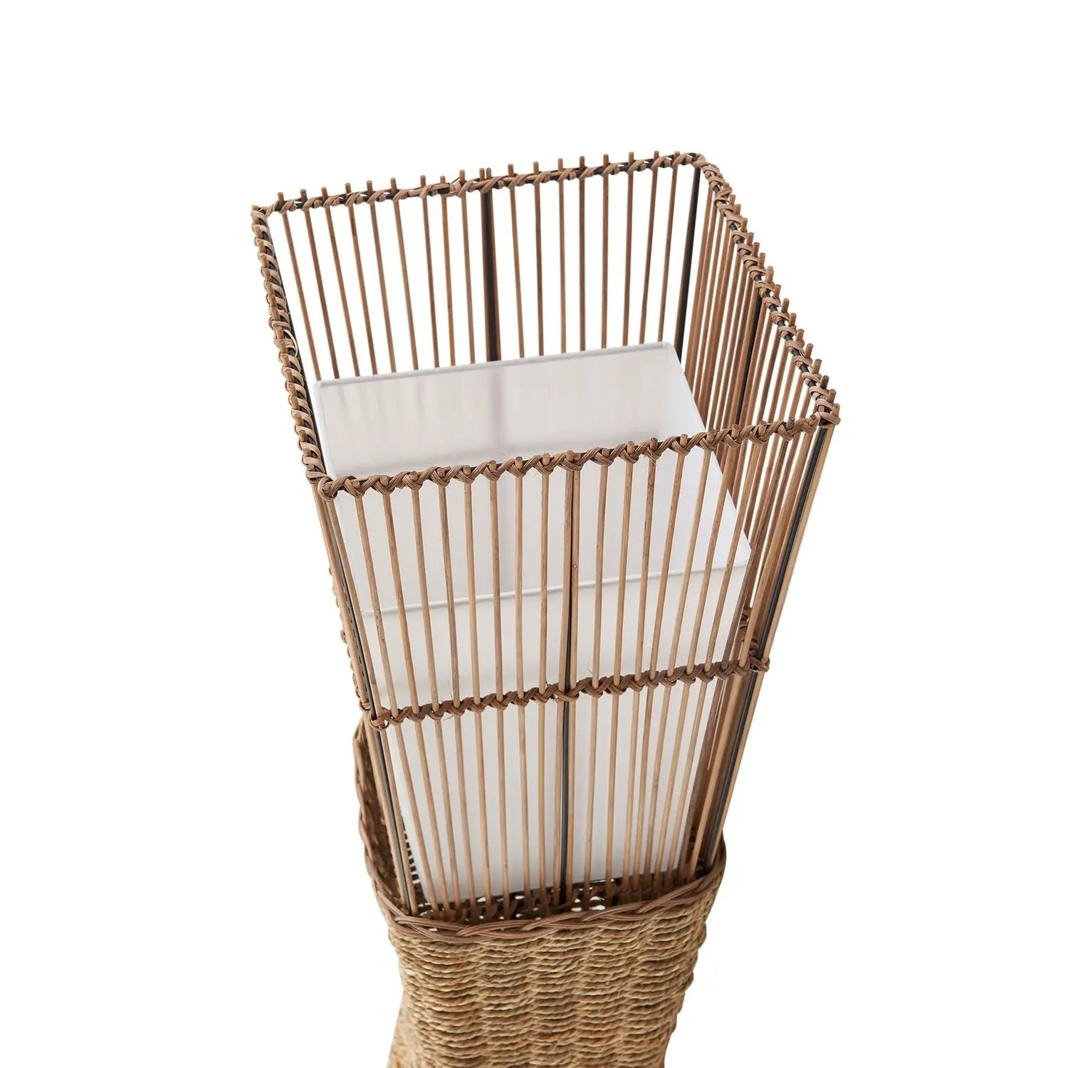 B-Ware Lindby Stehleuchte Standlampe Jacinto Bambus Hanf Höhe 130 Cm Naturfarbe - 4251911792928