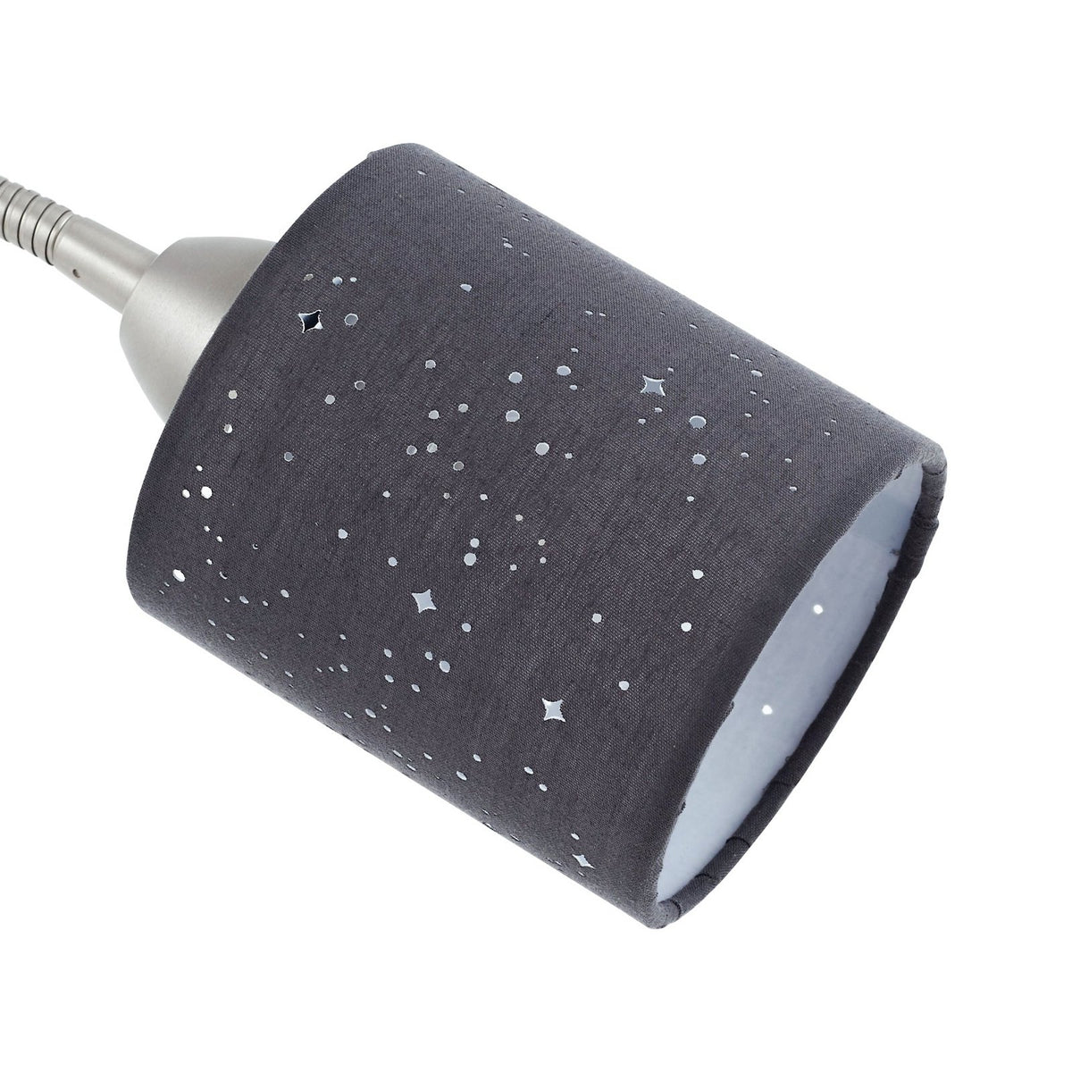 Lindby Stehleuchte Lampe Jaileen grau Textil 170 cm Leselicht - 4251911798487
