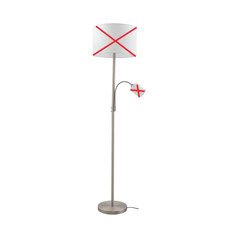 B-Ware Lindby Stehleuchte Standlampe Leselampe Textil 170cm Leselicht Siehe Text/Foto - 4251911798470
