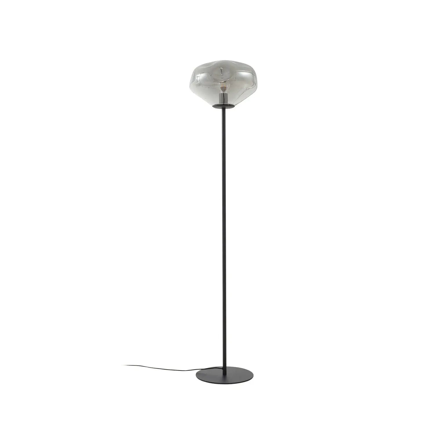 B-Ware Lindby Stehleuchte Lampe Lelia Rauchgrau Glas Metall 150 Cm Wohnzimmer809 - 4251911798708