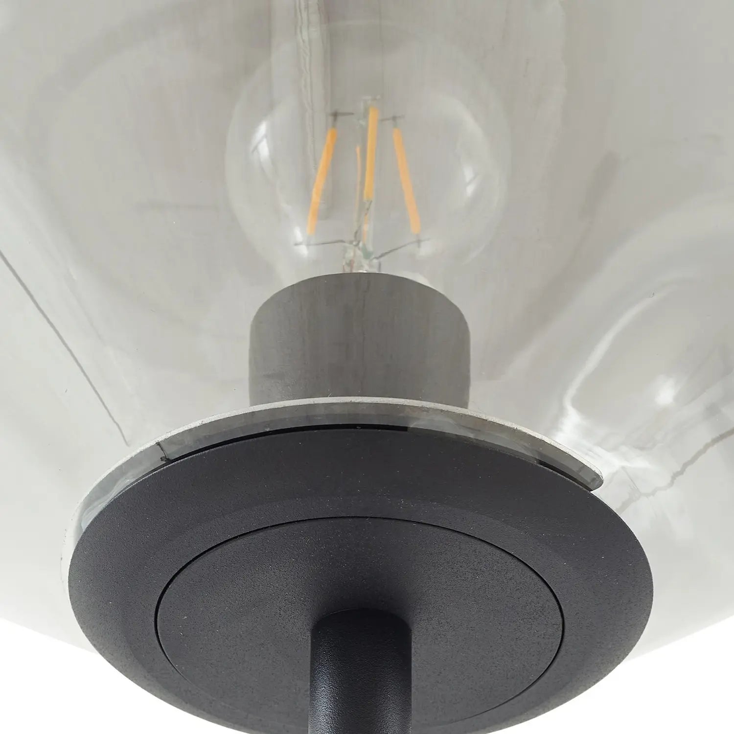 B-Ware Lindby Stehleuchte Lampe Lelia Rauchgrau Glas Metall 150 Cm Wohnzimmer809 - 4251911798708
