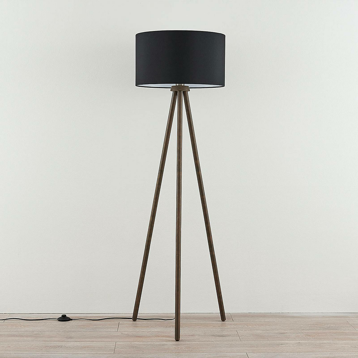 Lindby Textil Stehleuchte Majken Stehlampe Standleuchte Schwarz Siehe Text/Foto B-Ware - 4251096550511