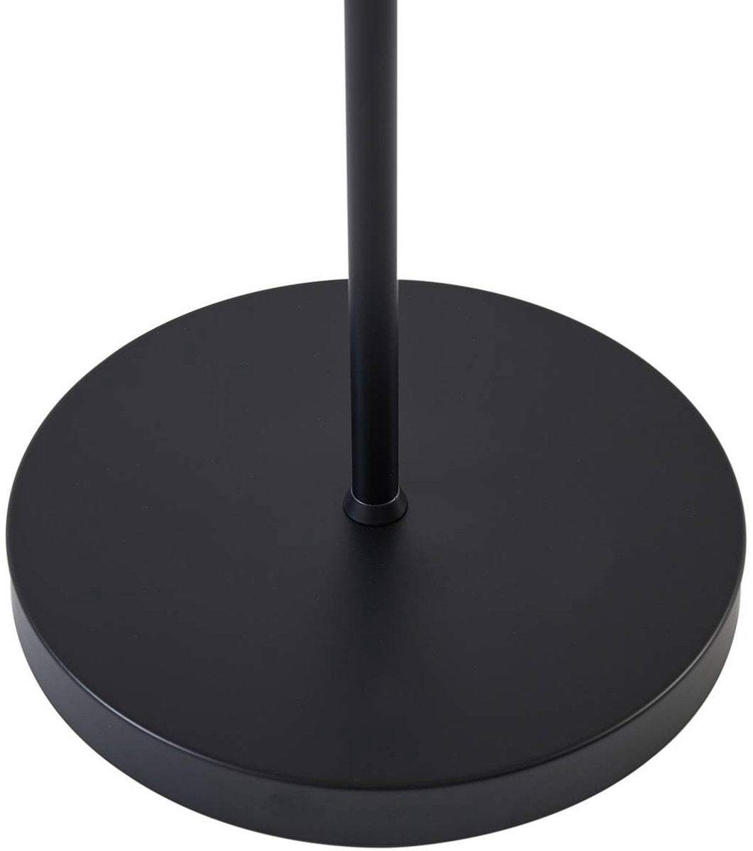 Lindby Stehleuchte Melanie schwarz Stoff, Ø 36 cm Stehlampe Lampe Leuchte Spot - 4251911797831