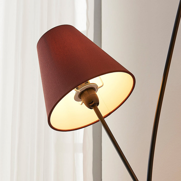 Lindby Stehleuchte Melis Standleuchte Stehlampe Leselampe Dreiflammig E14 Stoff B-Ware - 4251096545739