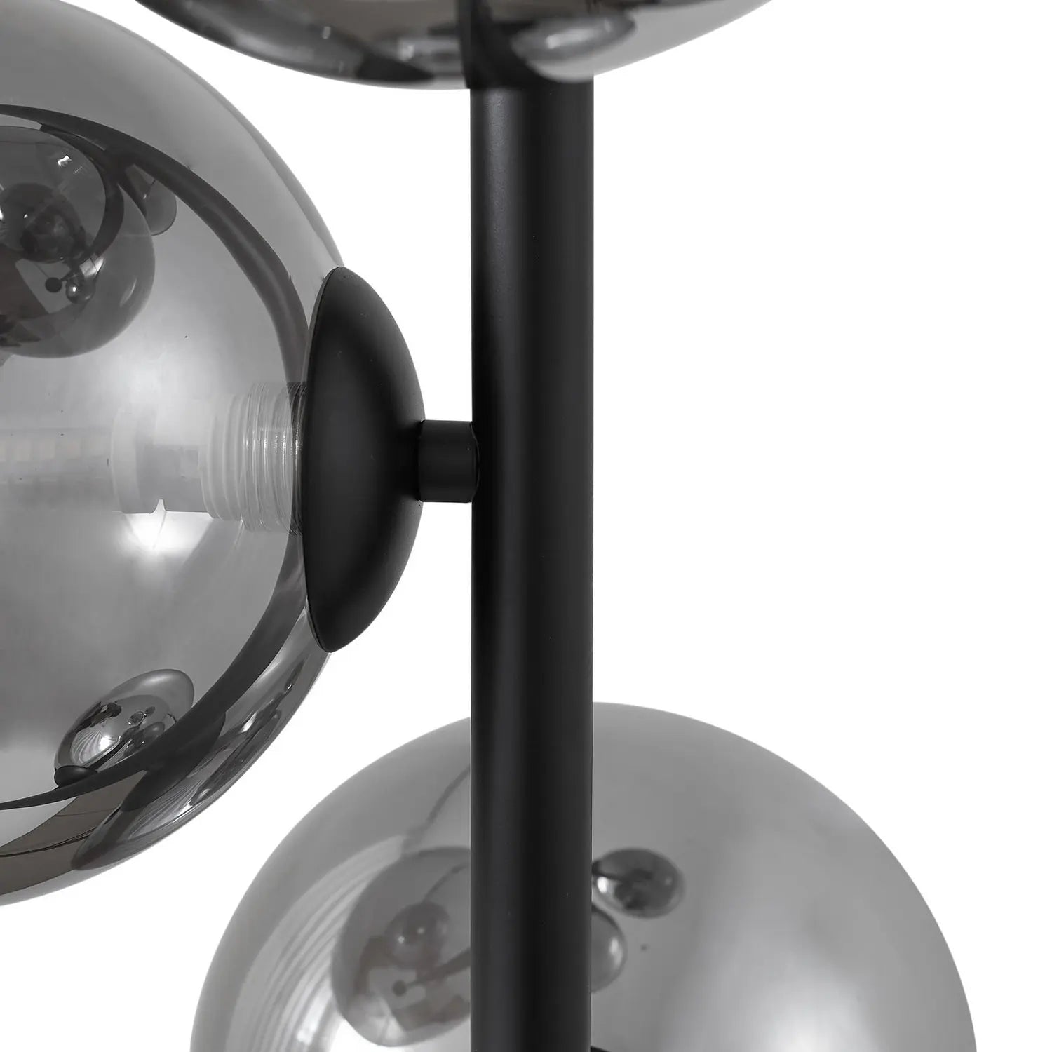 B-Ware Lindby Stehleuchte Lampe Orbelia Standleuchte Glas Schwarz 5 Flammig Led - 4255830902888