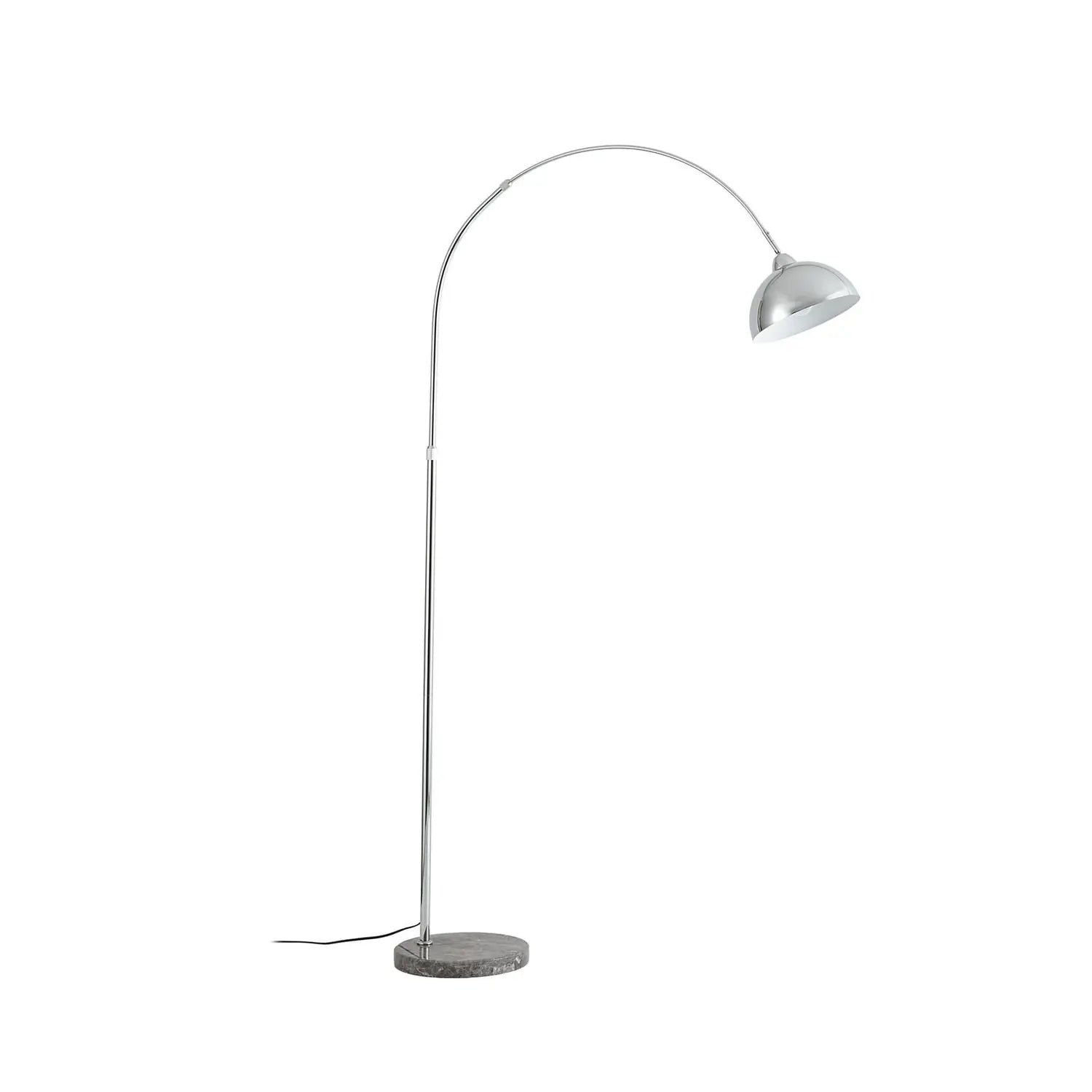B-Ware Lindby Stehleuchte Standlampe Tonka Chrom Metall Marmor E27 H185cm - 4255830910753